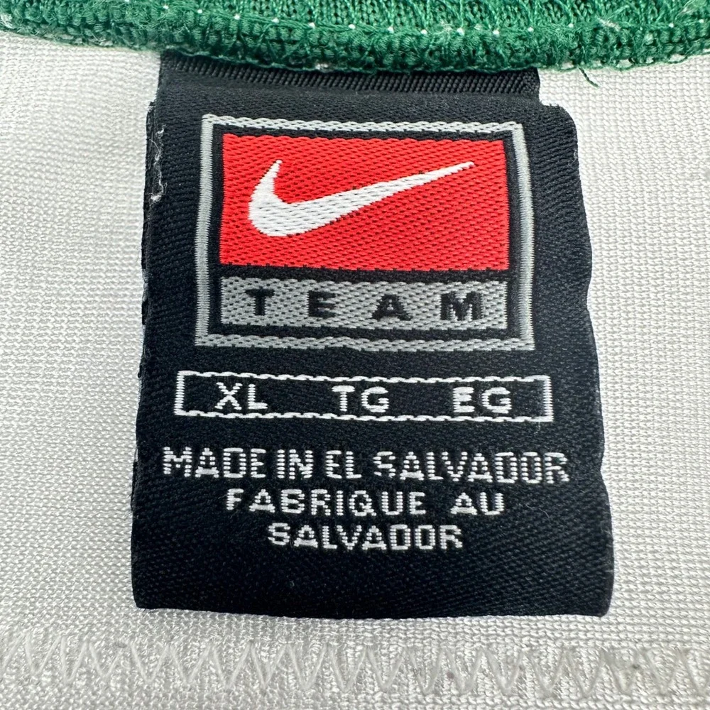 Nike‎ Team Vintage Green Bay Packers Johnsen 62 Jersey White Mens XL FA00 Stains